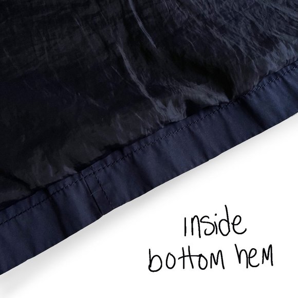 Old Navy, xs belted double breasted trench coat, navy blue - Picture 14 of 14